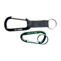 Keep on Livin' Key Chain + Carabiner - Black/Green