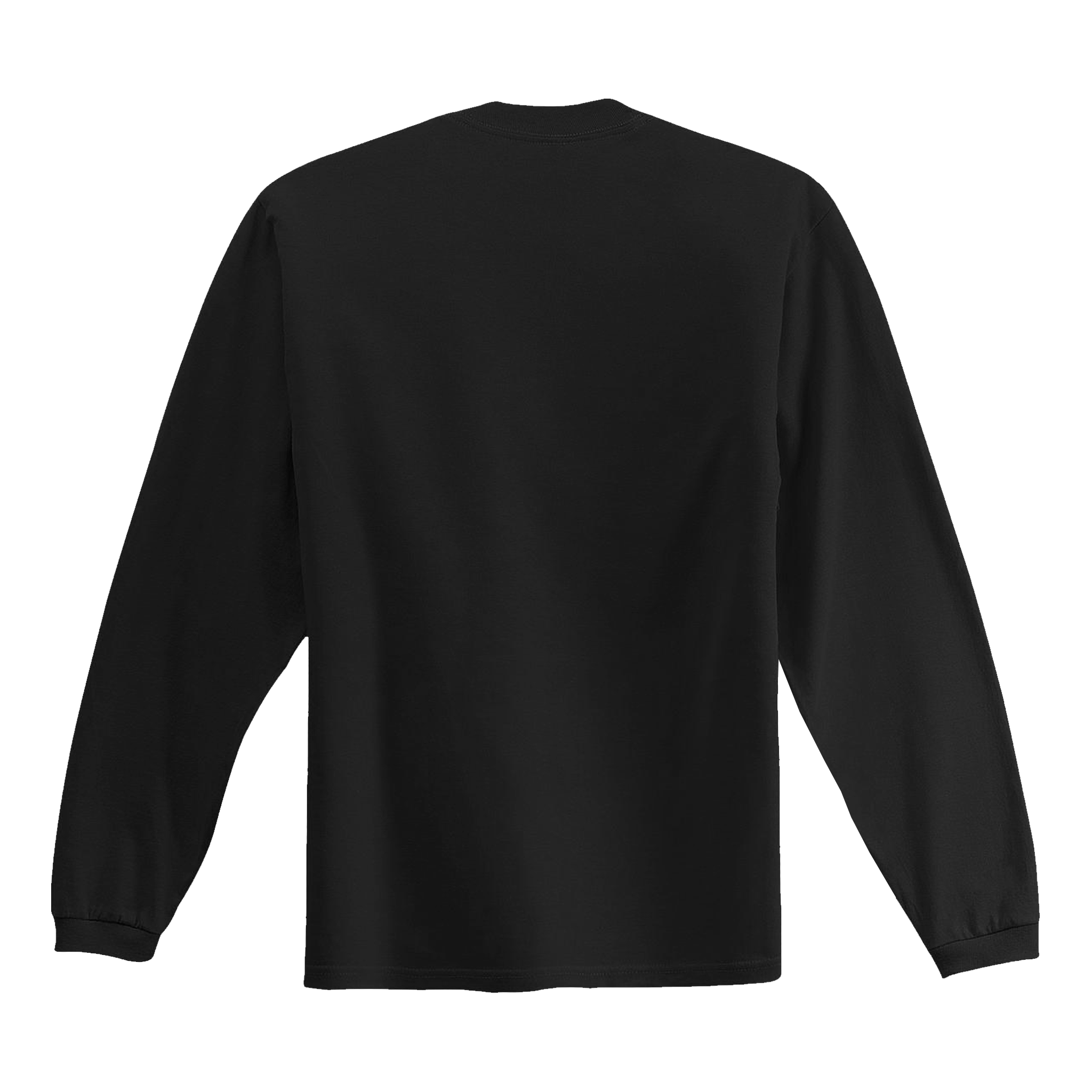 Glow-In-The-Dark Broken Logo Long Sleeve Tee - Black