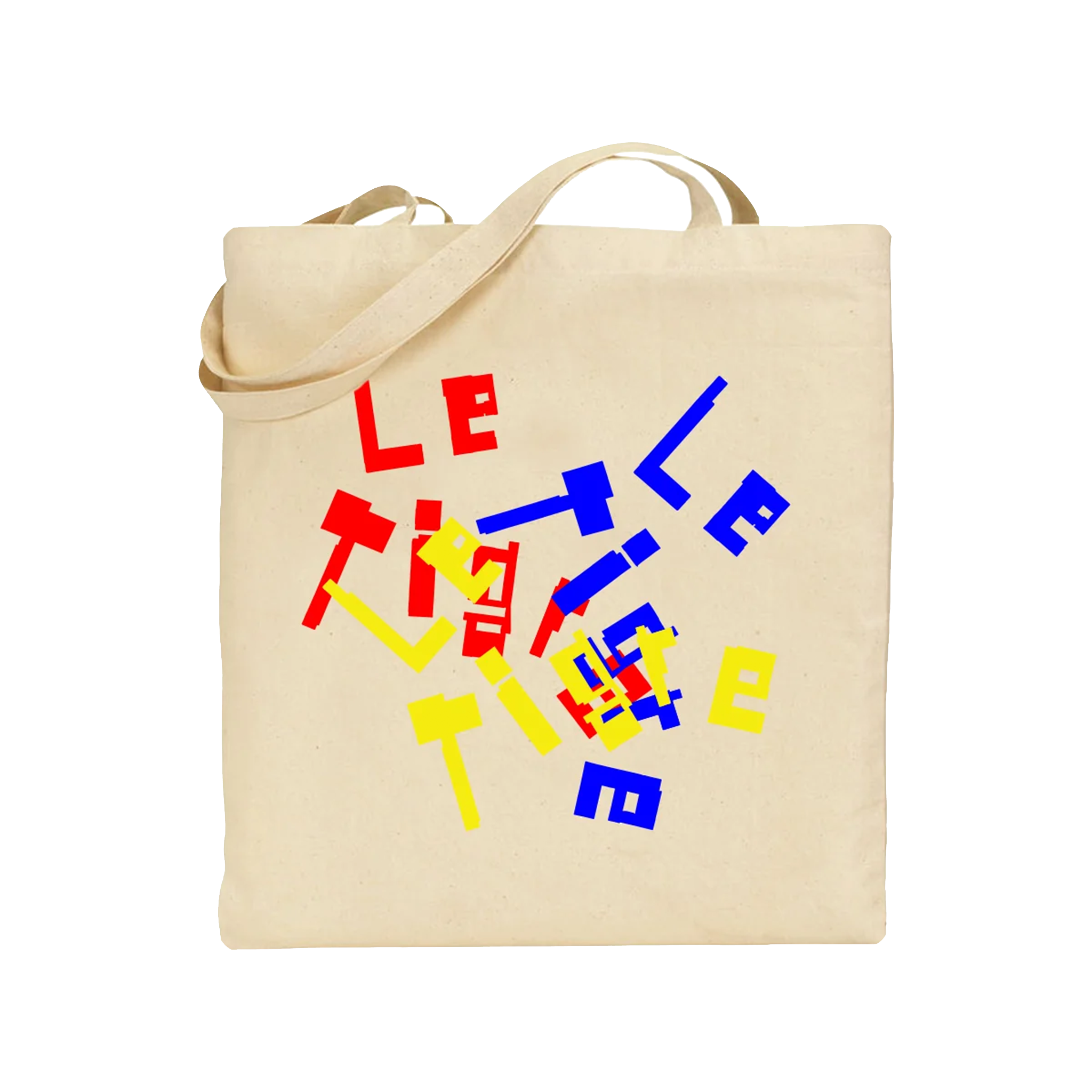 Broken Logo Tote - Natural